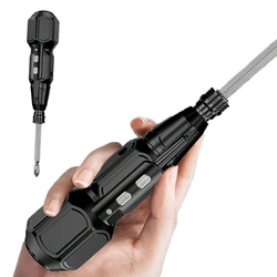 Electric Screwdriver Cordless Drill 3.6V Mini Home Screwdriver With Magnetic Tip Work Light USB Rechargeable For DIY Household