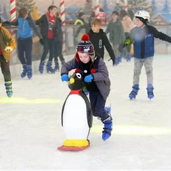 

Universal Penguin Ice Skate Pusher | Beginner Training Aid | Blow Molded HDPE | Winter Rink Safety Equipment