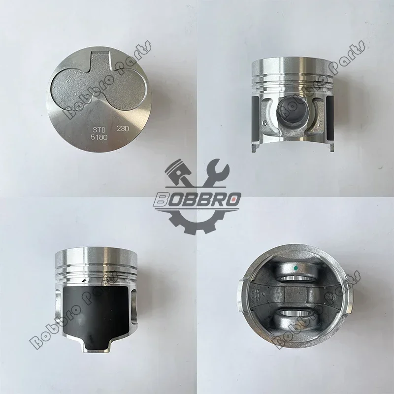 S773 S773L S773L-D S774 Piston With Pin Clips Fot Shibaura CM214 GT240 Tractor Engine Parts