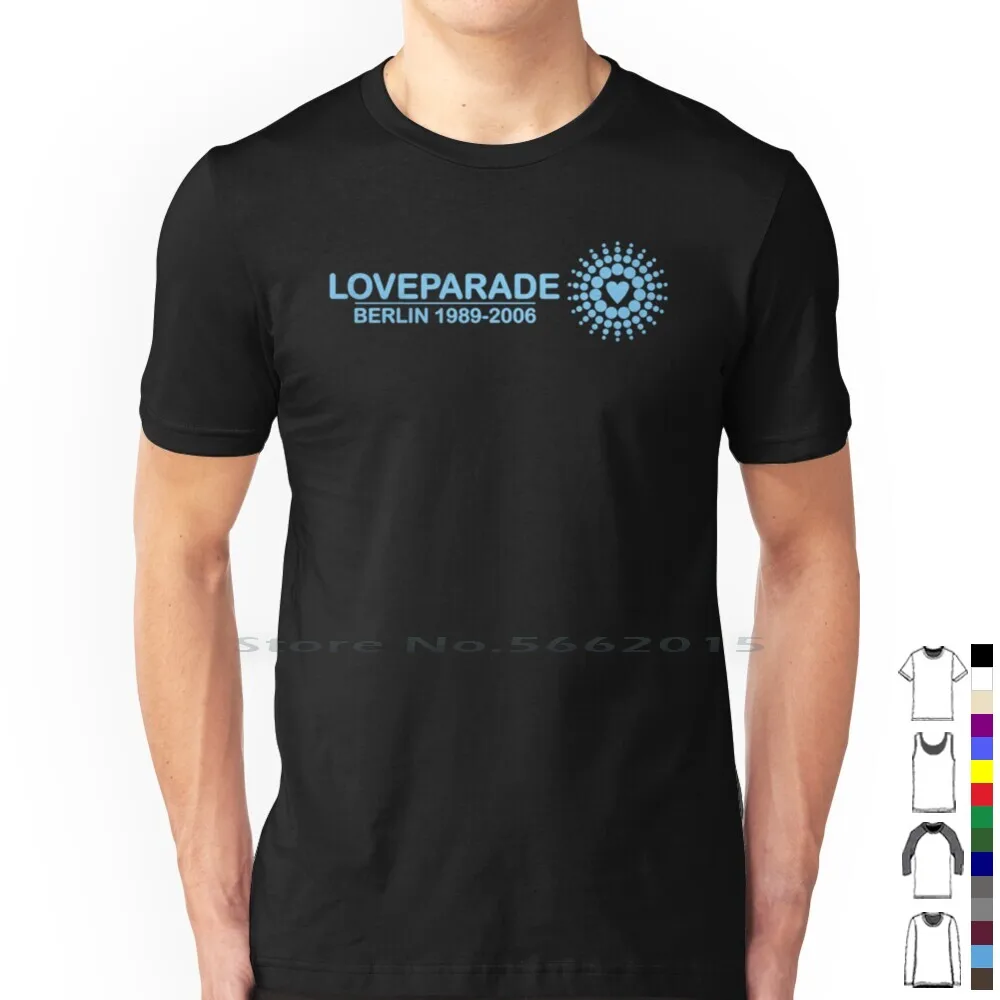 Loveparade , Berlin T Shirt 100% Cotton Loveparade Berlin Love Parade Germany Techno Music Festival Demonstration Short Long