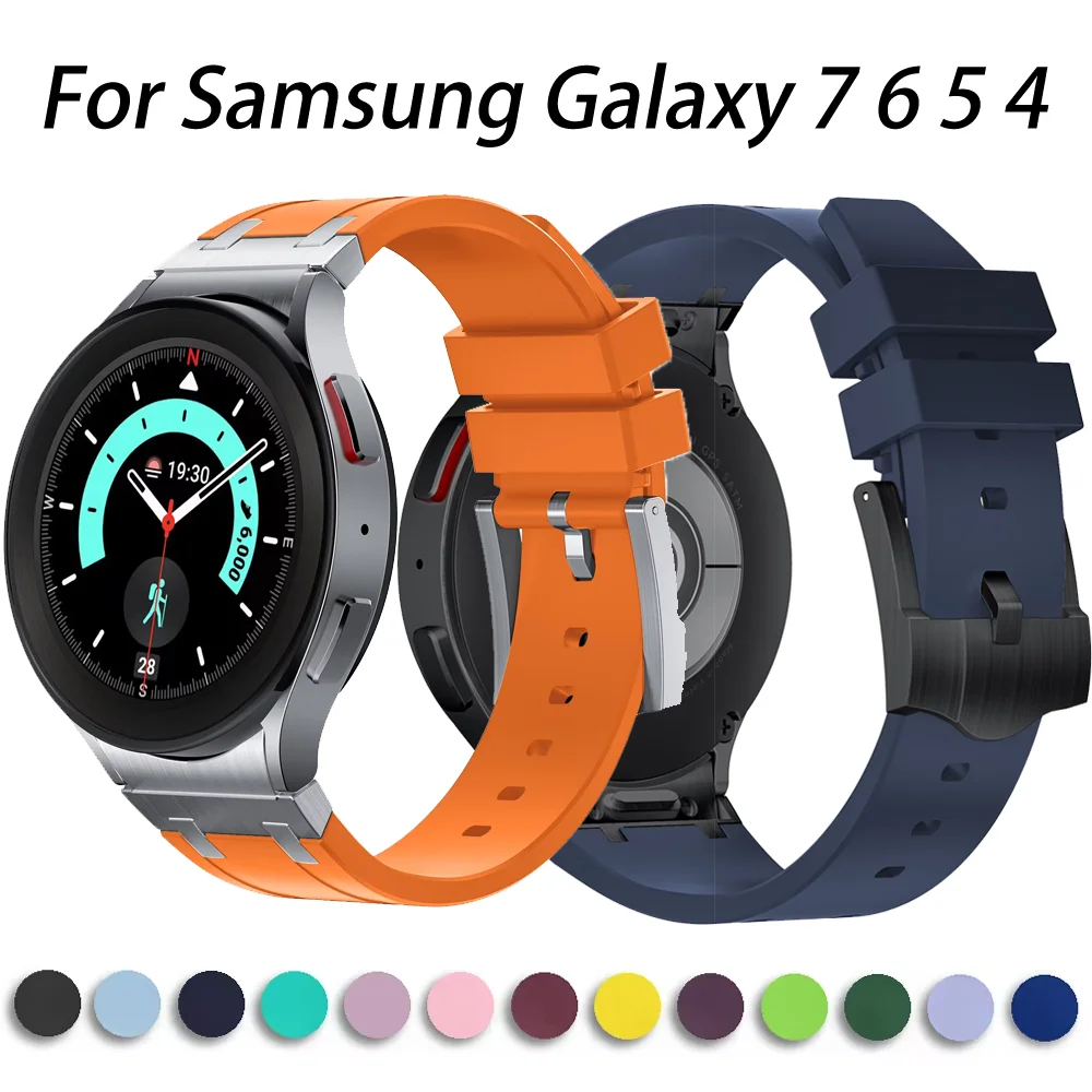 Kit de adaptación de correa para Samsung Watch 5 pro 45mm Classic 47mm 43mm 46mm 42mm pulsera para Galaxy Watch 7 6 5 4 44mm 40mm