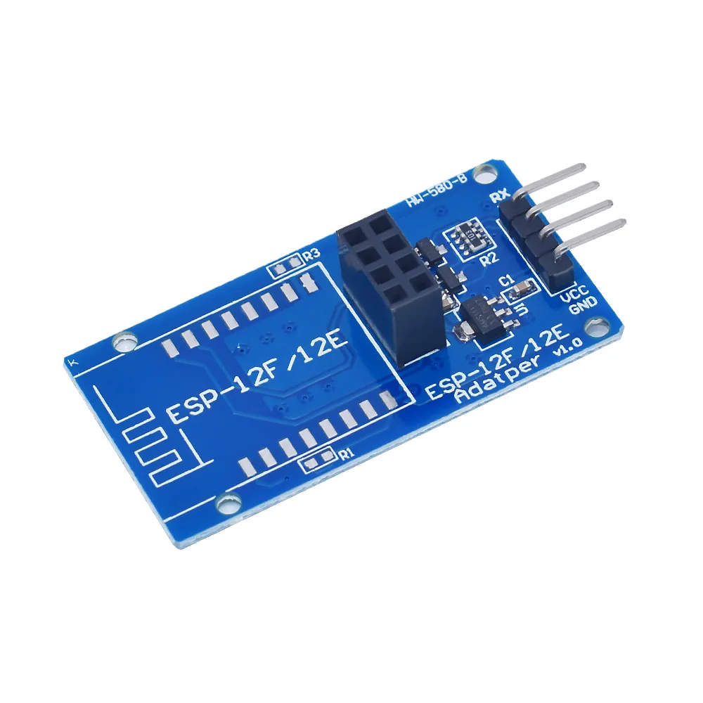 ESP8266 ESP-12F/12E Serial WiFi Wireless Adapter Module 3.3V 5V Esp01 Breakout PCB Adapters Compatible For Arduino