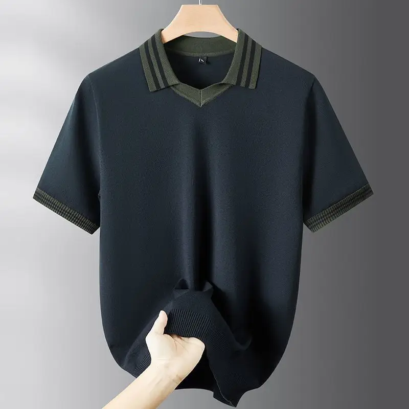 

Осенний новый мужской вязаный пуловер ort Sve, повседневный универсальный цветной дизайн, большой размер, базовый свитер irt