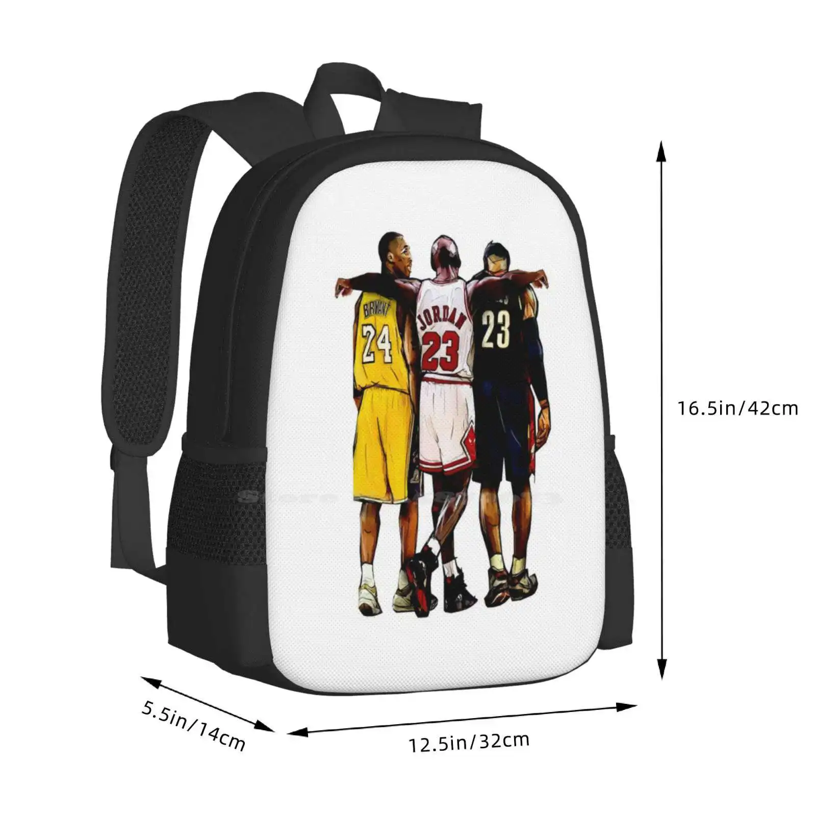 Basquete Jump Corner Student Bag, Juntos, os recém-chegados, Unisex Student Bag, Cool Forever Mochila, Michael, Número, Canto, 23, 45