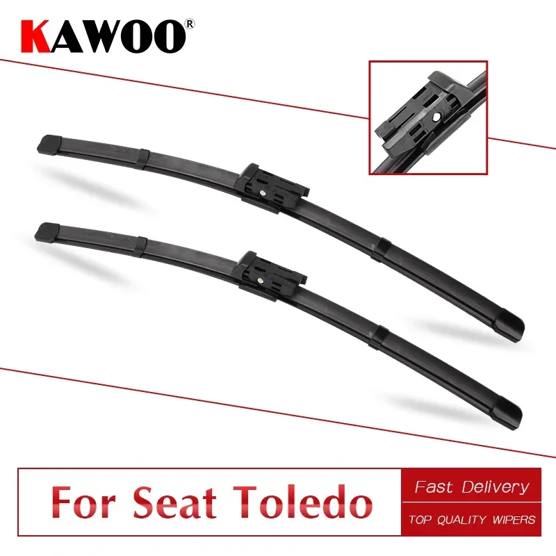 KAWOO Car Wiper For SEAT Toledo MK1/MK2/MK3/MK4 Car Windcreen Wipers Blades Model Year From 1991 To 2018 Auto Accessories