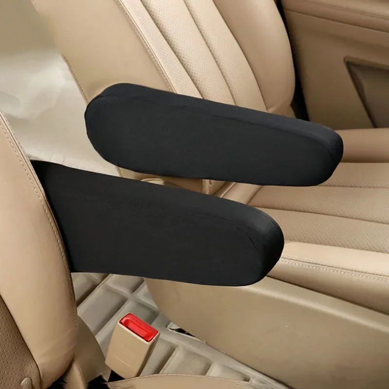 1 Pair Car Armrest Cover Elasticity Cloth Fabric Car Centre Console Armrest Protector Universal for Car Seats