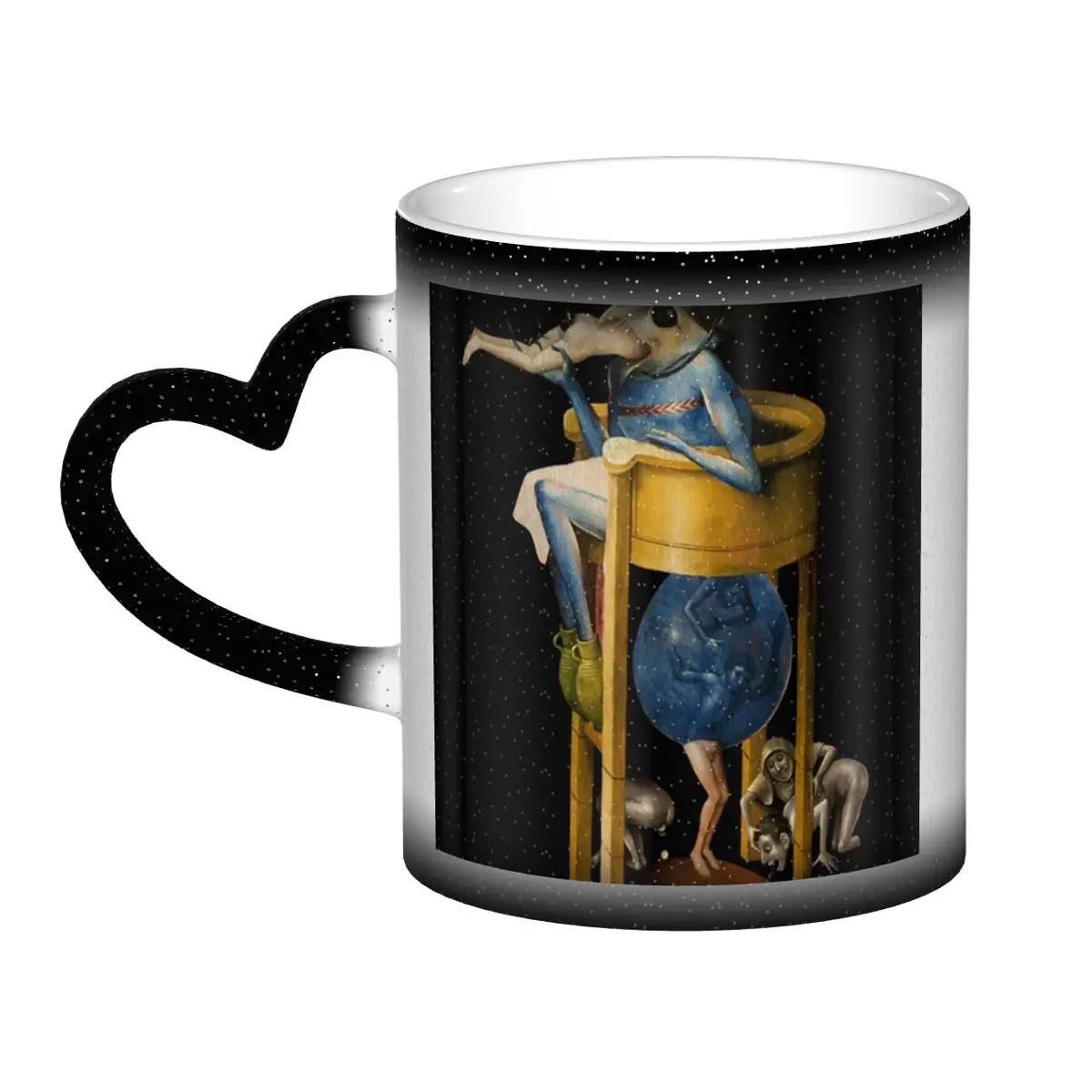 

Hieronymus Bosch Devil On Night Chair Mug Funny Ceramic Coffee Cups Tea Mugs Milk Cup Drinkware Gifts for Friends