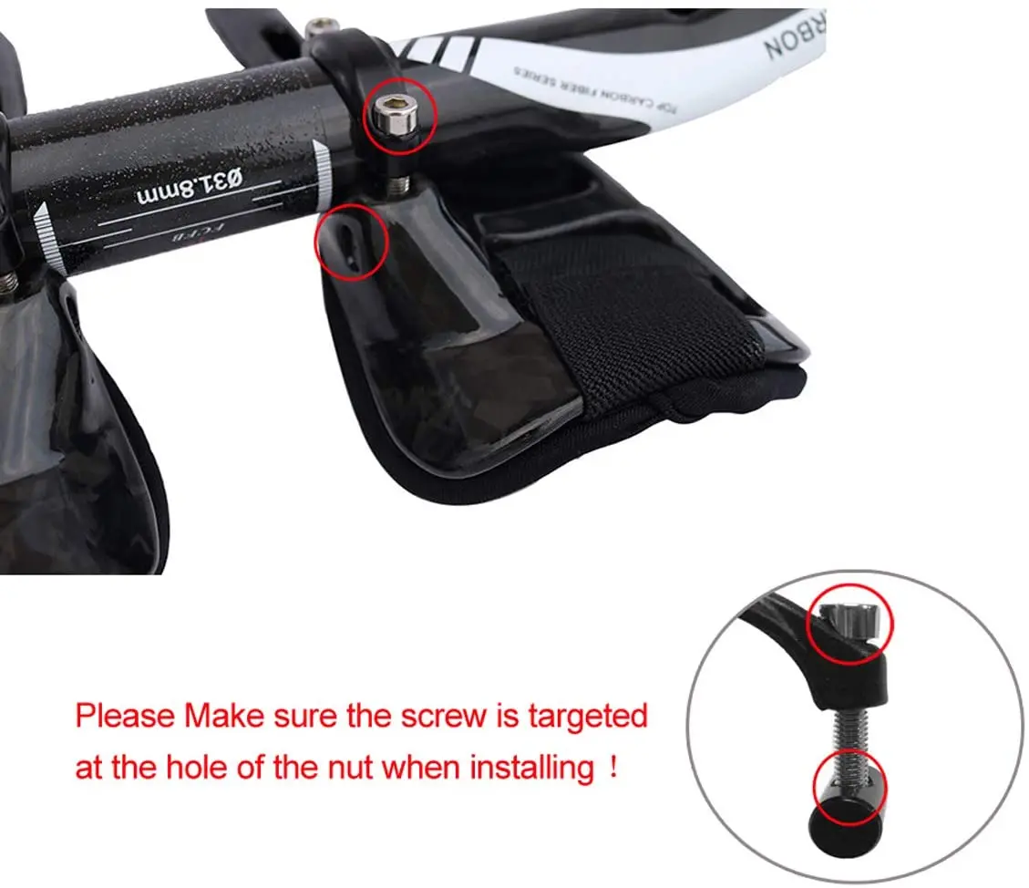 Platt Carbon TT Lenker 31,8mm Aero Tri Bars Radsport-Lenker für Mountainbike und Rennrad - Fahrradlenker – Detail 12