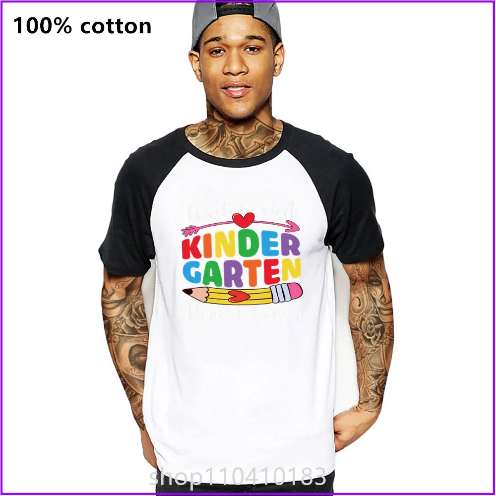 Camisetas Watch Out Kinder Garten Here para hombre y mujer, camiseta de gran tamaño, fabricantes, ropa corta deportiva personalizada, Streetw