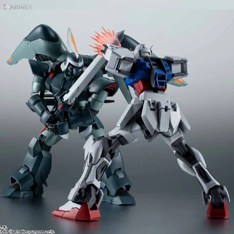 Bandai – figurine originale ROBOT Anime ZGMF-1017 GINN STRIKE GUNDAM, jouets d'action pour garçons/filles/enfants/cadeau de noël