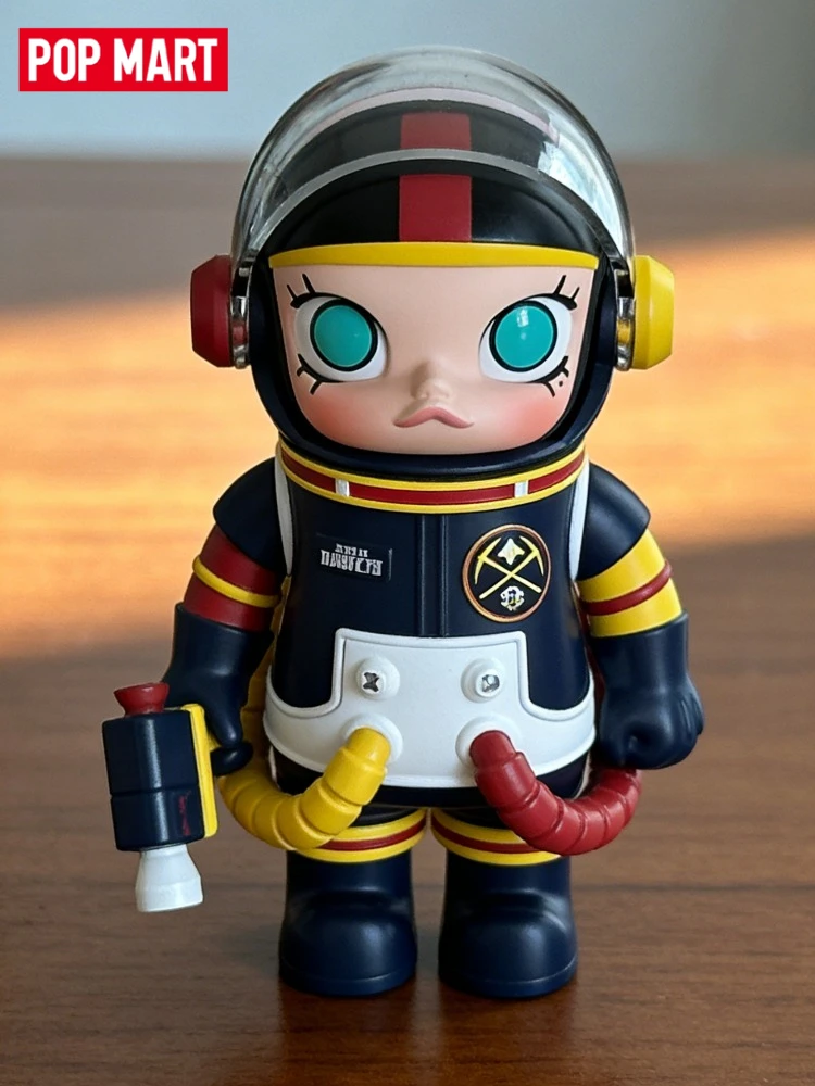 Figura Coleccionable Original POPMART SPACE MOLLY 400% Denver Nuggets NBA Champions, Adorno Grande, Regalo Conmemorativo