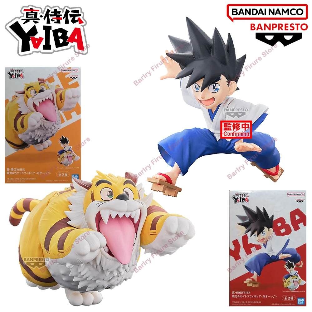 

Shin Samurai YAIBA Iron Blade & Kagetora PVC Anime Figure Action Figurine BANPRESTO Genuine In Stock Model Toys Gifts For Kids