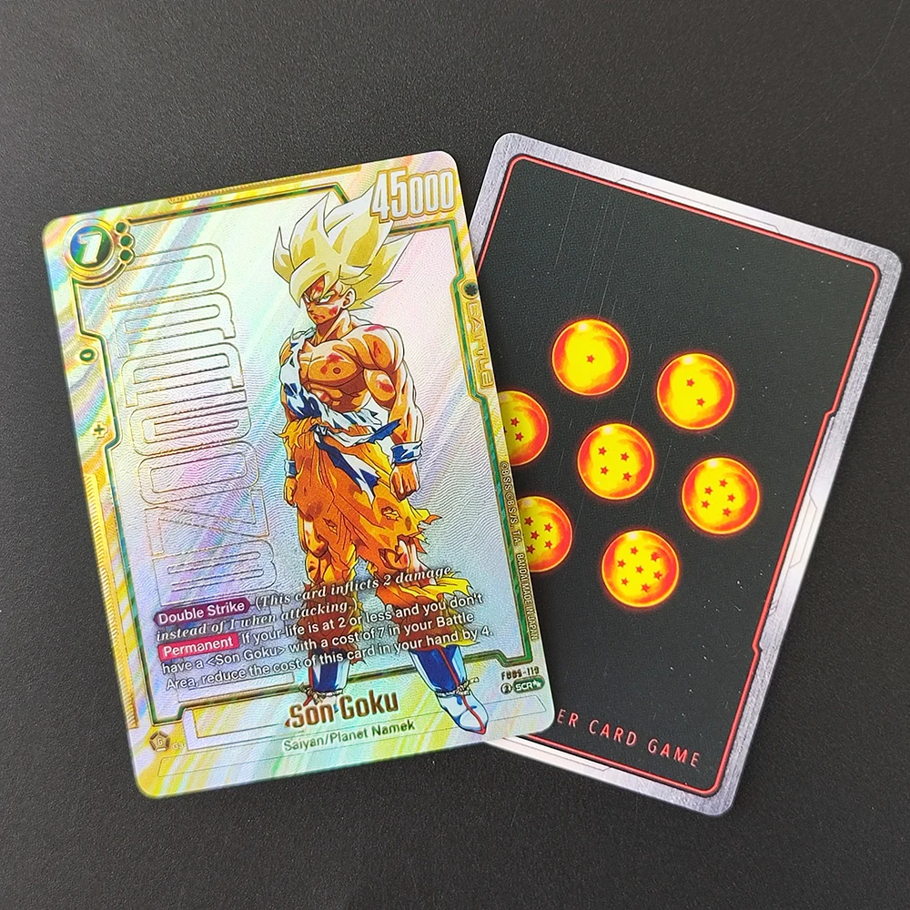 DIY Dragon Ball Super Fusion World Son Goku FB05-119 FB06-120 FB01-139 FB03-140 Super Alternate Art Broly BR Collection Card Toy