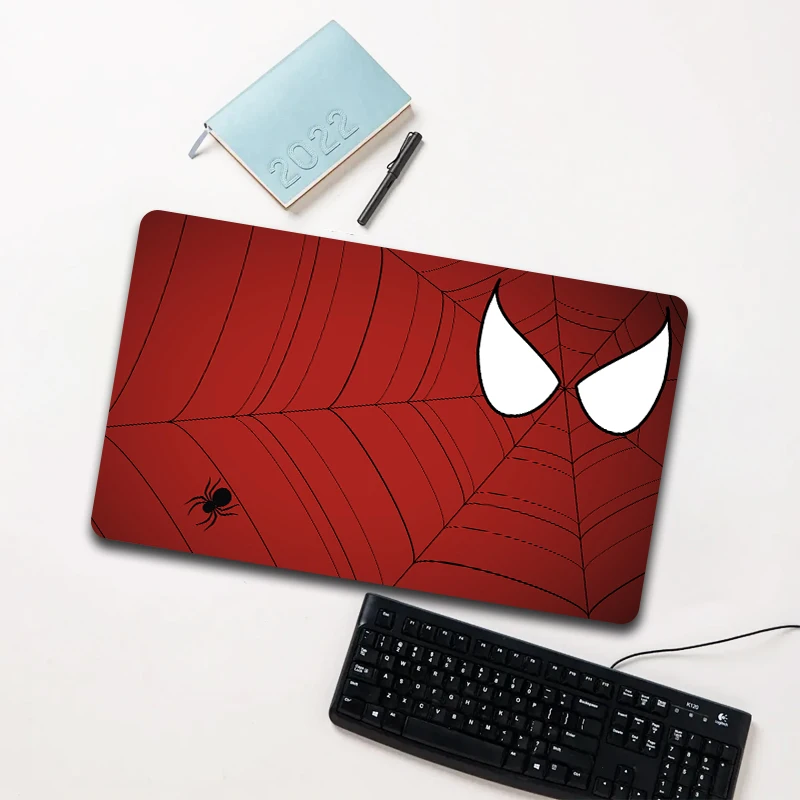 

Marvel Spider-Man Web Eye Red Mouse Pad Large Non-slip Waterproof Desk Mat for Laptop Office