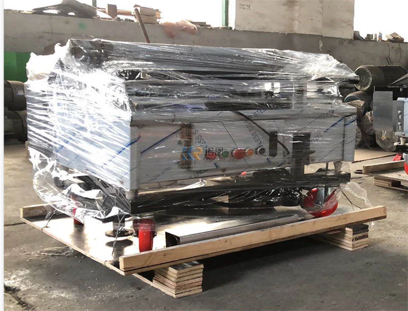 Machine automatique de plâtrage de mur de ciment, Machine électrique de pulvérisation de mortier de mur de chantier intérieur à vendre