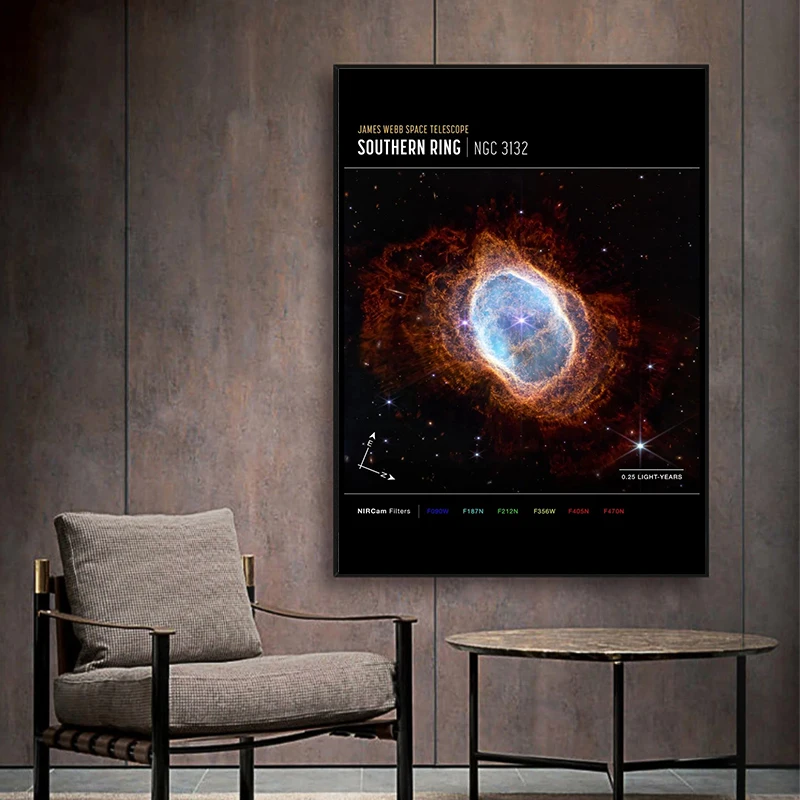 James Webb Telescope Photos poster Space Nebula Canvas Printing Poster Wall Art Decoration Painting For Home Living Room Decor