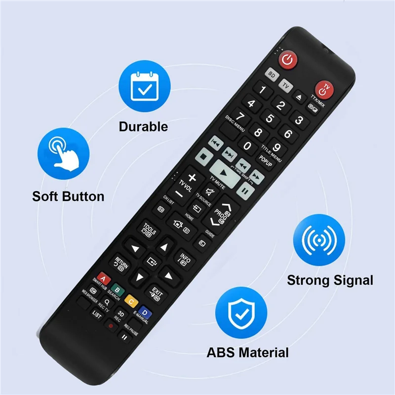 FORW-3X استبدال جهاز التحكم عن بعد AK59-00176A لمشغل BLU-RAY BD-H8500 BDH8900A/XY BD-H8500A/XY BD-H8900A/XY