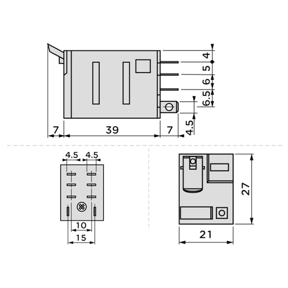Рисунок 3 - Реле RPM22BD DC24V RPM22P7 AC2