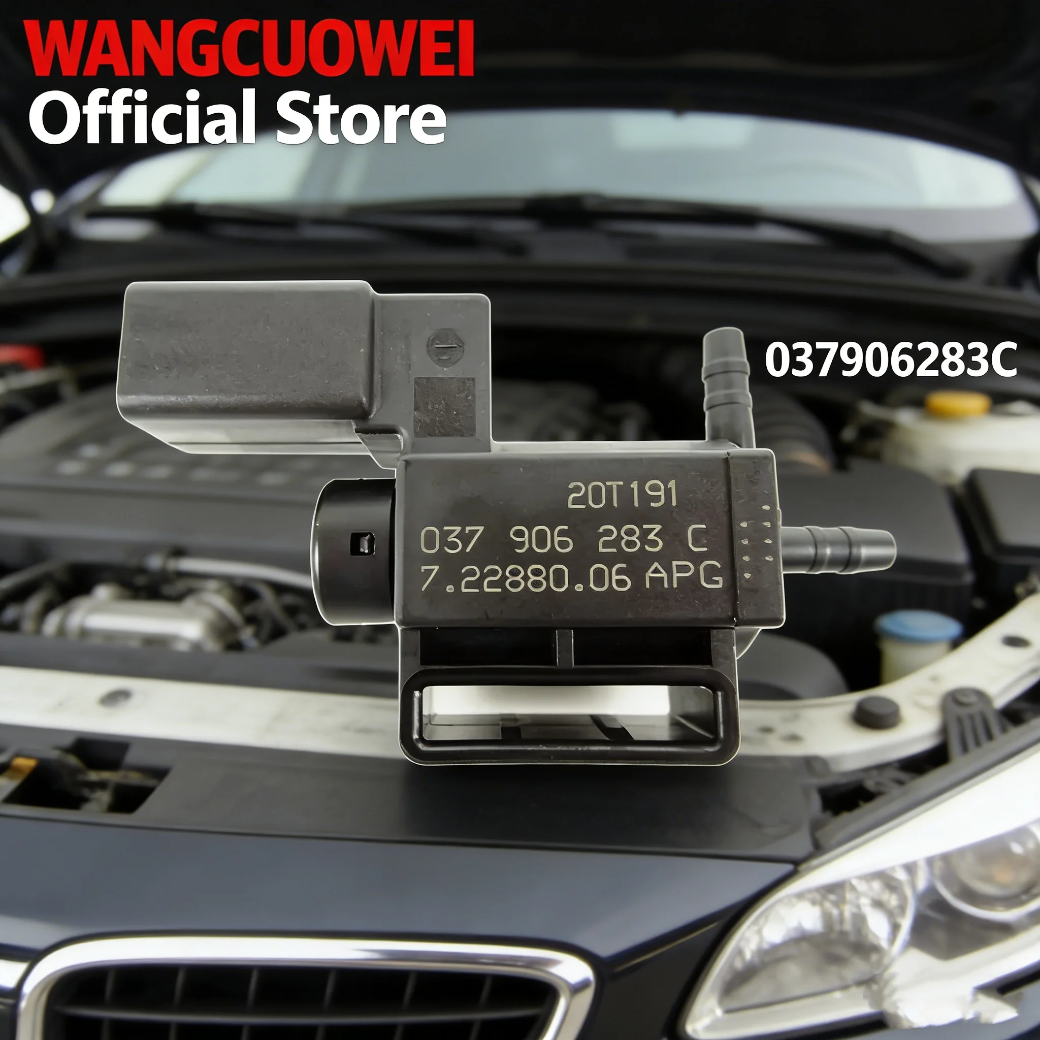 

Canister Purge Control Solenoid 037906283C For Audi A4 A6 for VW Beetle Passat Sharan Seat Leon Altea Skoda Superb Octavia