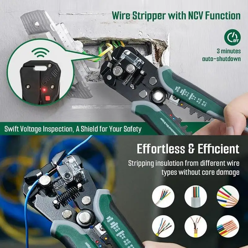 Crimper Cable Cutter Electrical Wire Strippers Computer Network Crimping Pliers Tool Electrical Crimper Plier Clamp tool