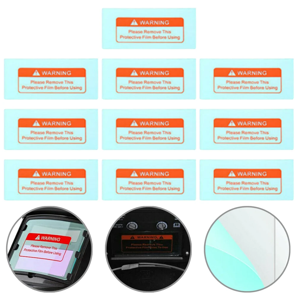 

Welding Mask Lens Welding Helmet Replacement Protective Plate Solar Automatic Dimming Protection Sheet Transparent Plastic Lens