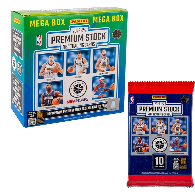2023-24 Carte collezionabili Panini Premium Stock Basket Mega Box 5 confezioni