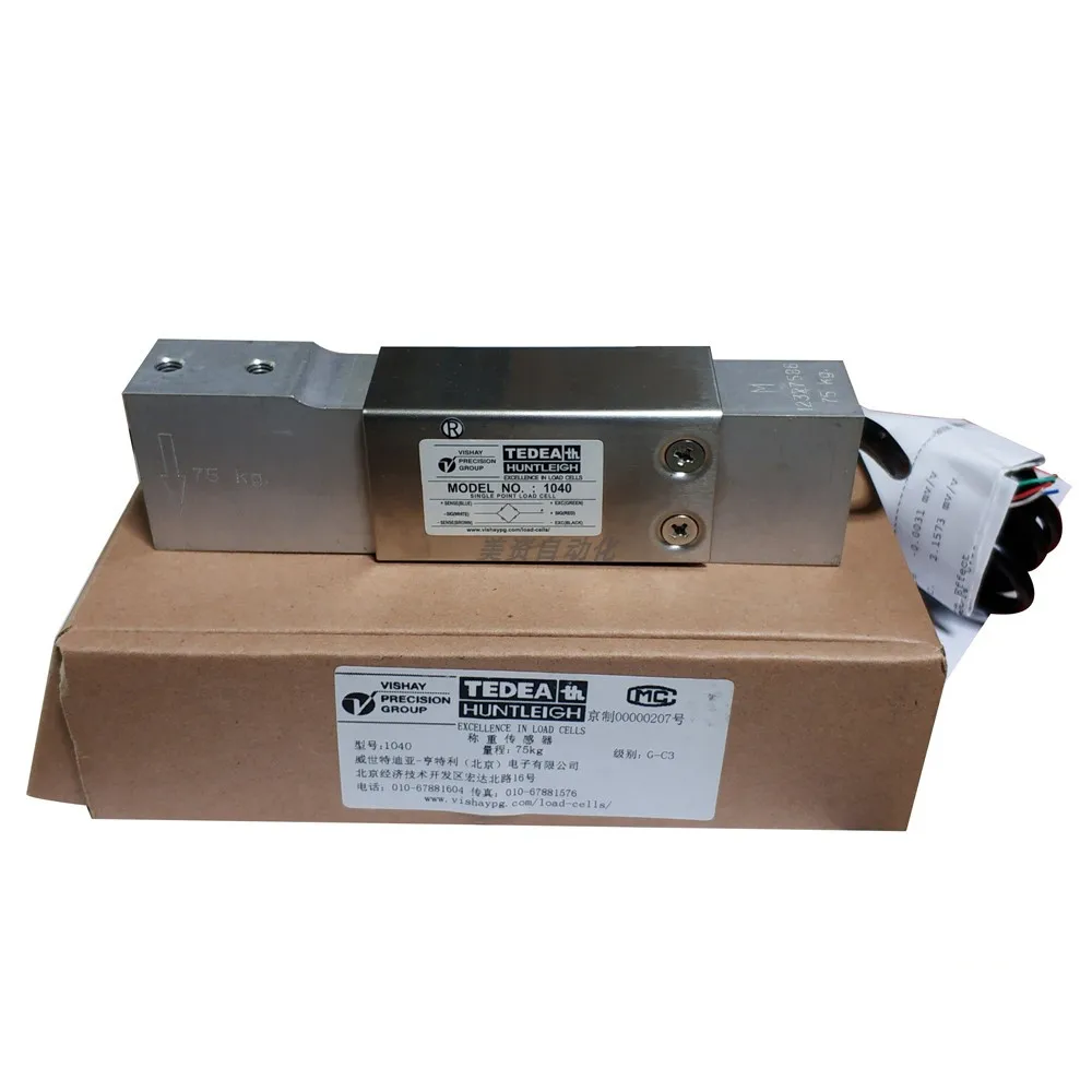 Imagem -03 - Tedea Huntleigh Single-point Load Cell Single-point Load Cell 1040 3kg 5kg 7kg 10kg 15kg 20kg 30kg 50kg 75kg Capacidade 100kg