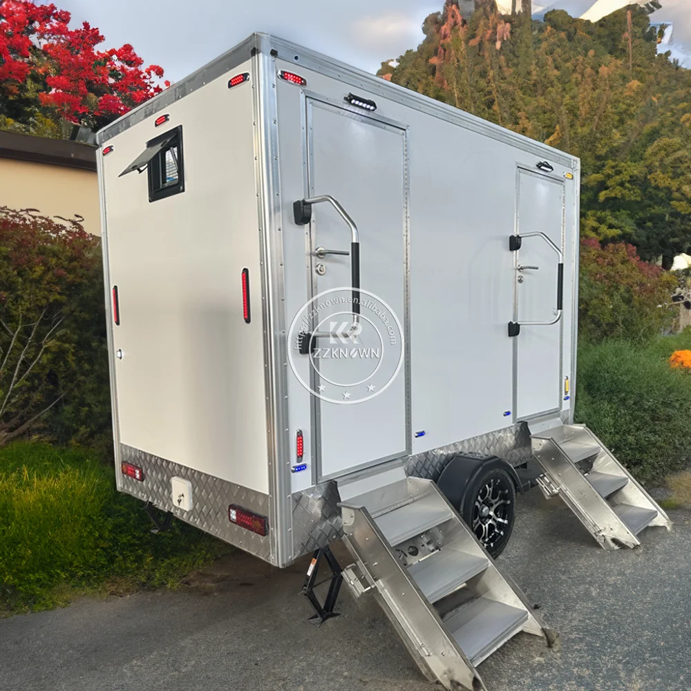 2024 Mobile Bathroom Luxury Bathroom Trailer For Sale Toilet Trailer Vip Luxury Portable Restrooms