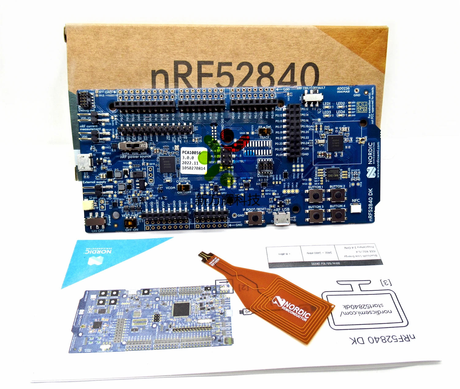 

nRF52840-DK Bluetooth / 802.15.1 Development Tools Dev Kit For nRF52840 Bluetooth 5 nRF52840 DK NEW ORIGINAL IN STOCK