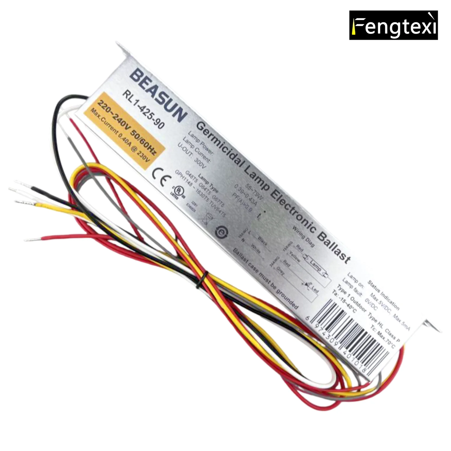 

RL1-425-90 Electronic Ballast for 75W/79W Oil Fume Purification and Water Treatment