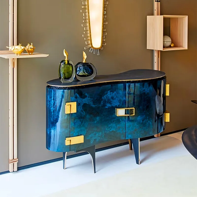 Entrance cabinet Modern high-end entrance door Entrance decorative locker