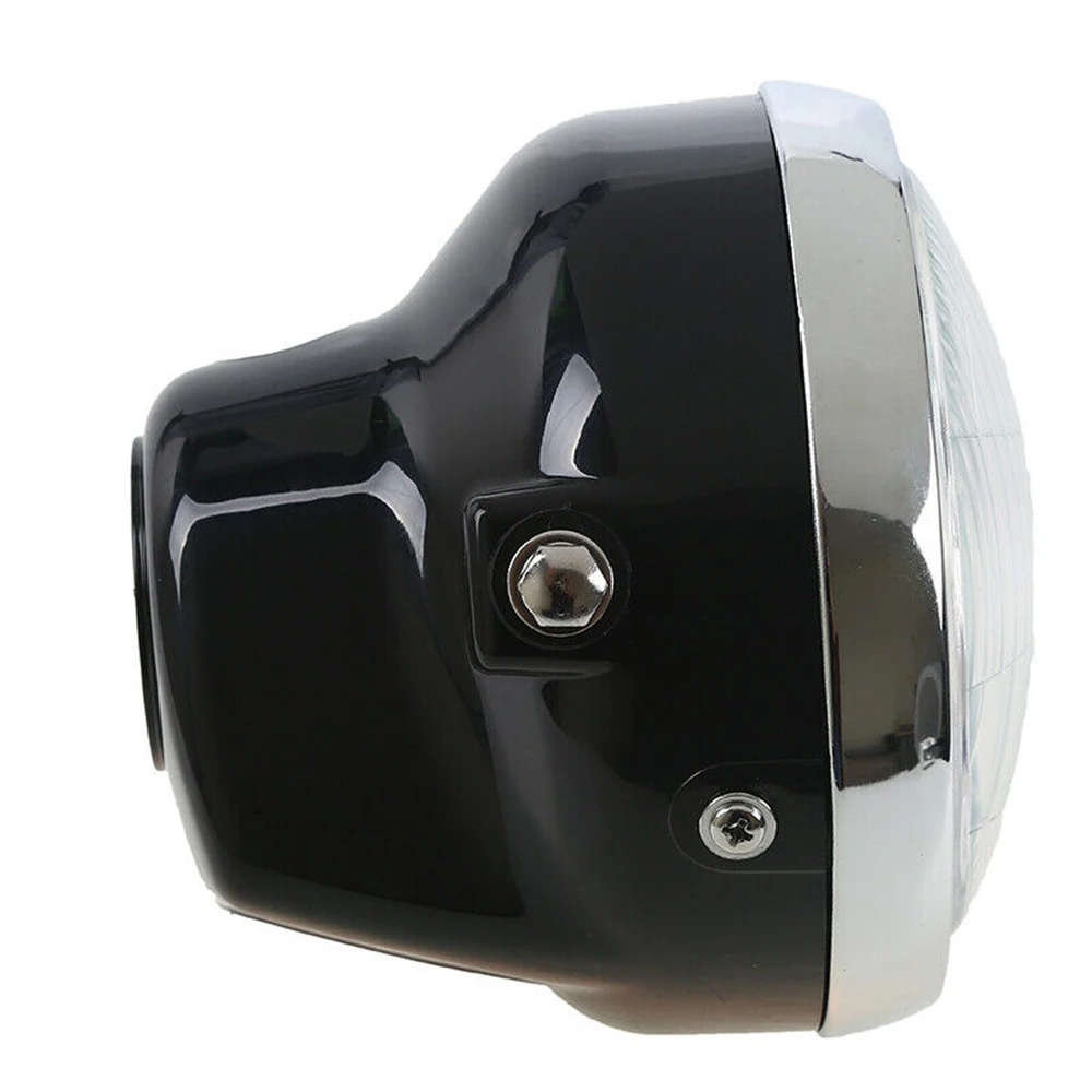 

Уникальная заводская поставка, новый сигнальный светильник, круглый универсальный мотоцикл, фара в стиле ретро, прозрачное стекло