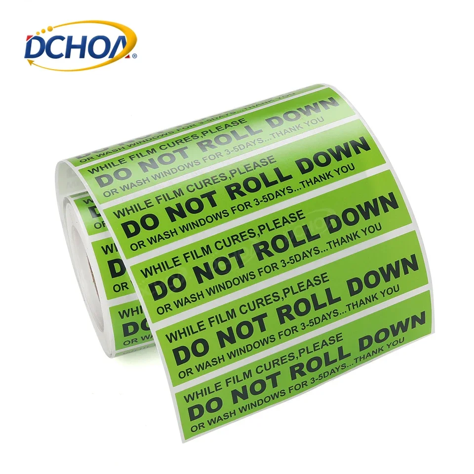 

DO NOT ROLL DOWN Warning Label Window Safety Mark Reflective Tape Stickers Removable Car Sticker No Trace No Residue