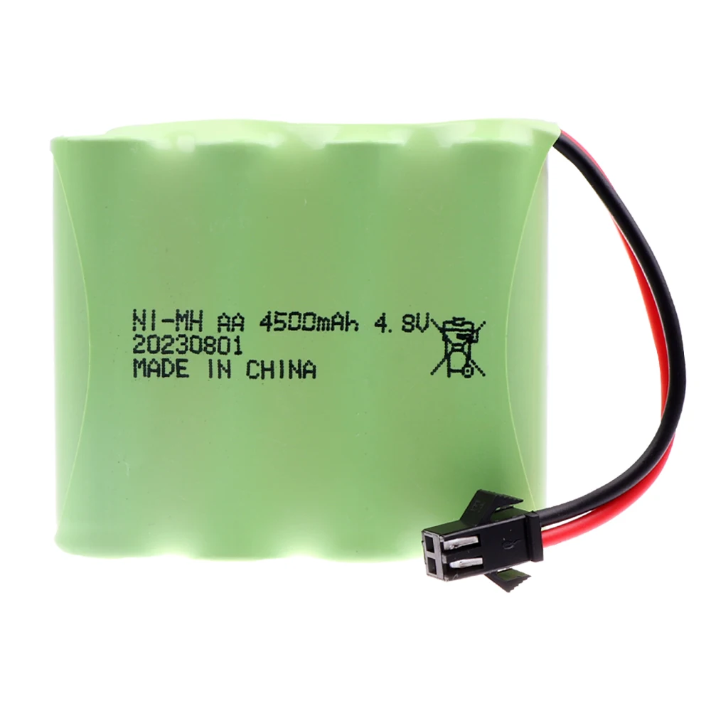 4.8v 4500mah NiMH bateria AA do zabawki zdalnie sterowane samochodów czołgi roboty łodzie pistolety akcesoria do zabawek AA 4.8v akumulator Ni-MH 4