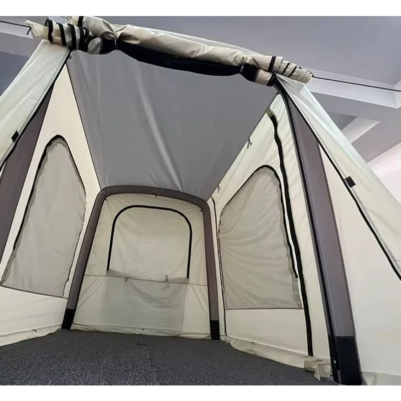 Tenda laterale esterna posteriore gonfiabile Tenda da campeggio per auto con protezione solare e pioggia in tessuto Oxford addensato