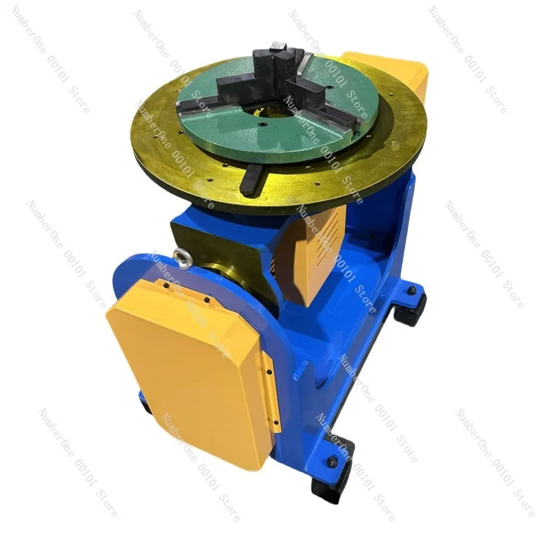Dual-axis P-type high-precision positioner, robot welding auxiliary equipment, welding positioner