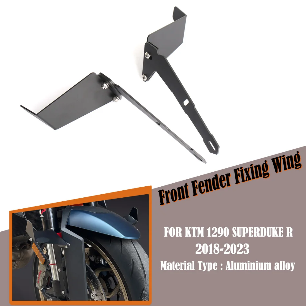 

New FOR KTM 1290 SUPERDUKE R 2018-2023 fixed wing Front fender adjustable motorcycle mudguard spoiler side Winglets