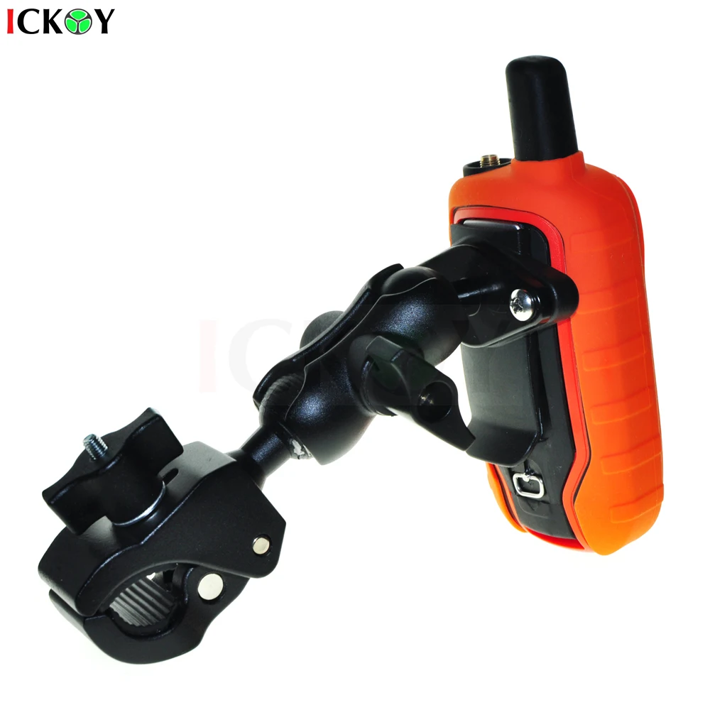 Bycicle Motocycle Holder Clip Bracket Double Socket Arm Mount for Garmin Alpha 200 200i 300 300i 100 50 10 Astro 320 430 220 900