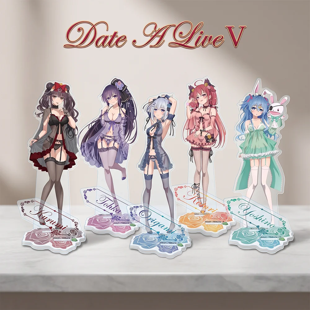 Anime Date A Live V Kurumi Kotori Origami Yoshino Tohka Negligee 10&15CM 2026 New Acrylic Stand Keychain Desktop Decor Gift