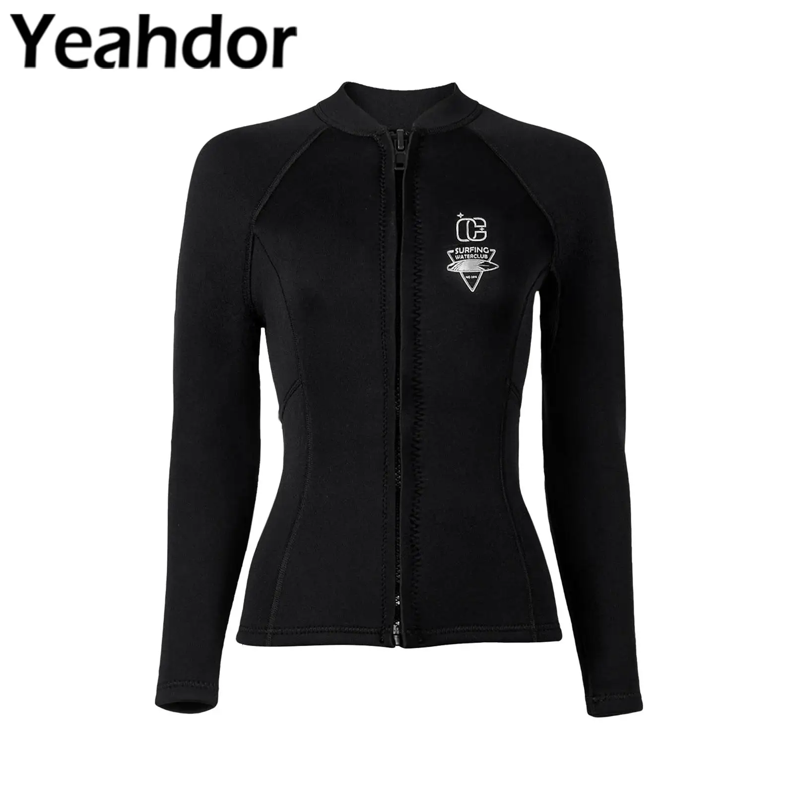 

Женский гидрокостюм для плавания, топы, куртка с длинными рукавами, футболка для плавания, серфинга, подводного плавания, дайвинга, купальники, пляжная одежда, купальные костюмы