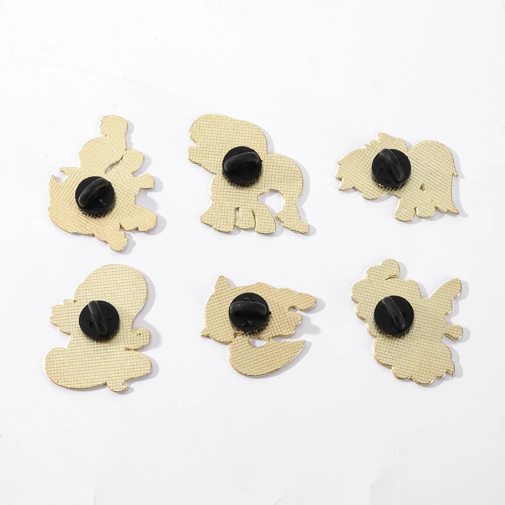 My Little Pony – ensemble de 6 pièces en émail imprimé UV, broches de Collection de personnages de dessins animés pour les Fans de MLP, cadeau pour filles et enfants