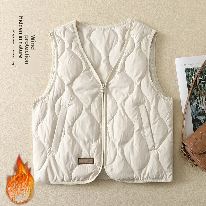 

Легкий хлопковый жилет женский Faion V-Ne многослойный жилет на молнии теплый топ из полиэфирного волокна в стиле пэчворк ort Sle