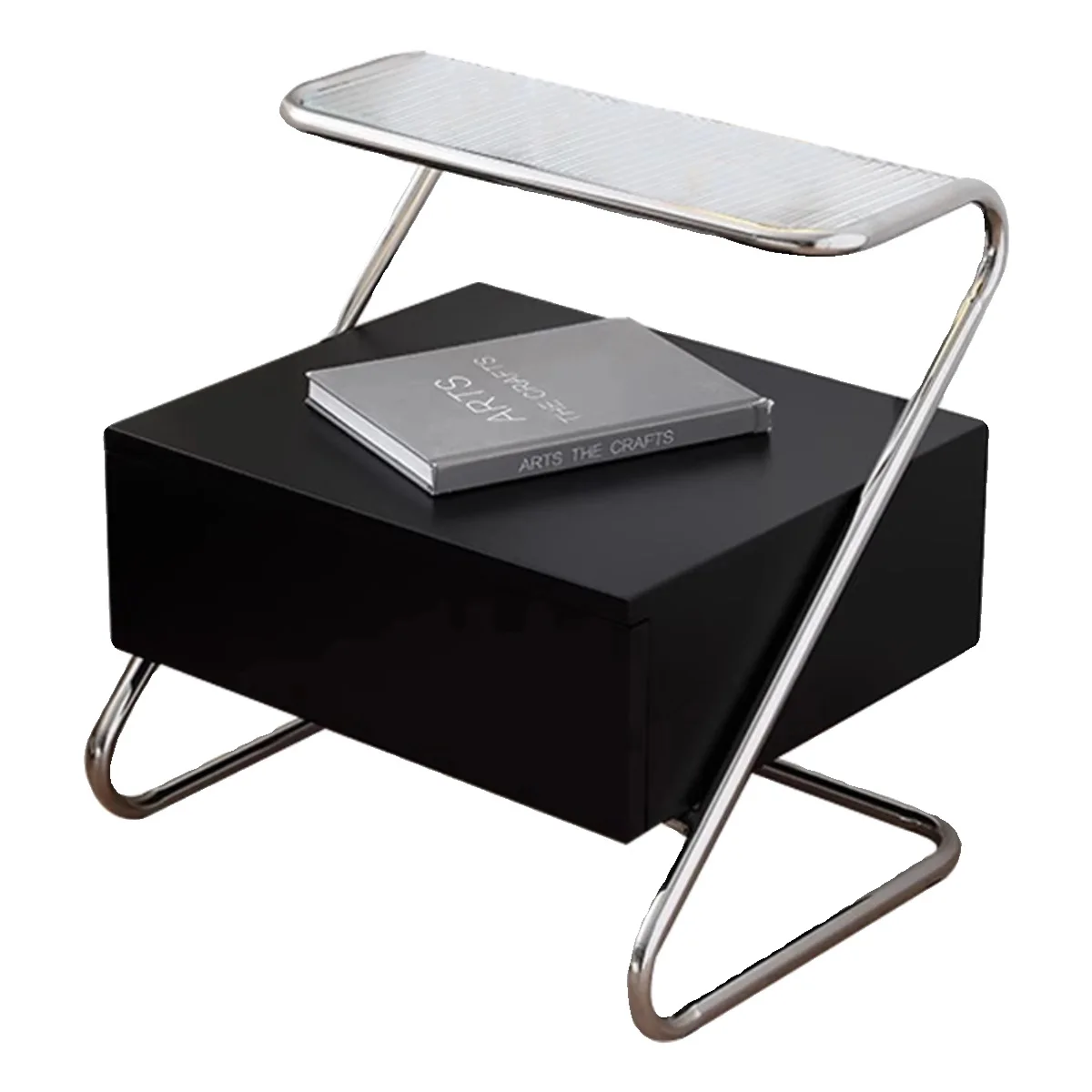 

Modern bedside table Simple Internet celebrity bedroom Small solid wood creative locker Home