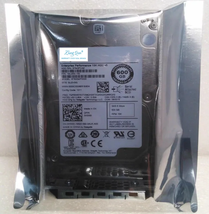 For Dell 04HGTJ 600G 15K SAS 12G 2.5 4HGTJ ST600MP0005 600GB