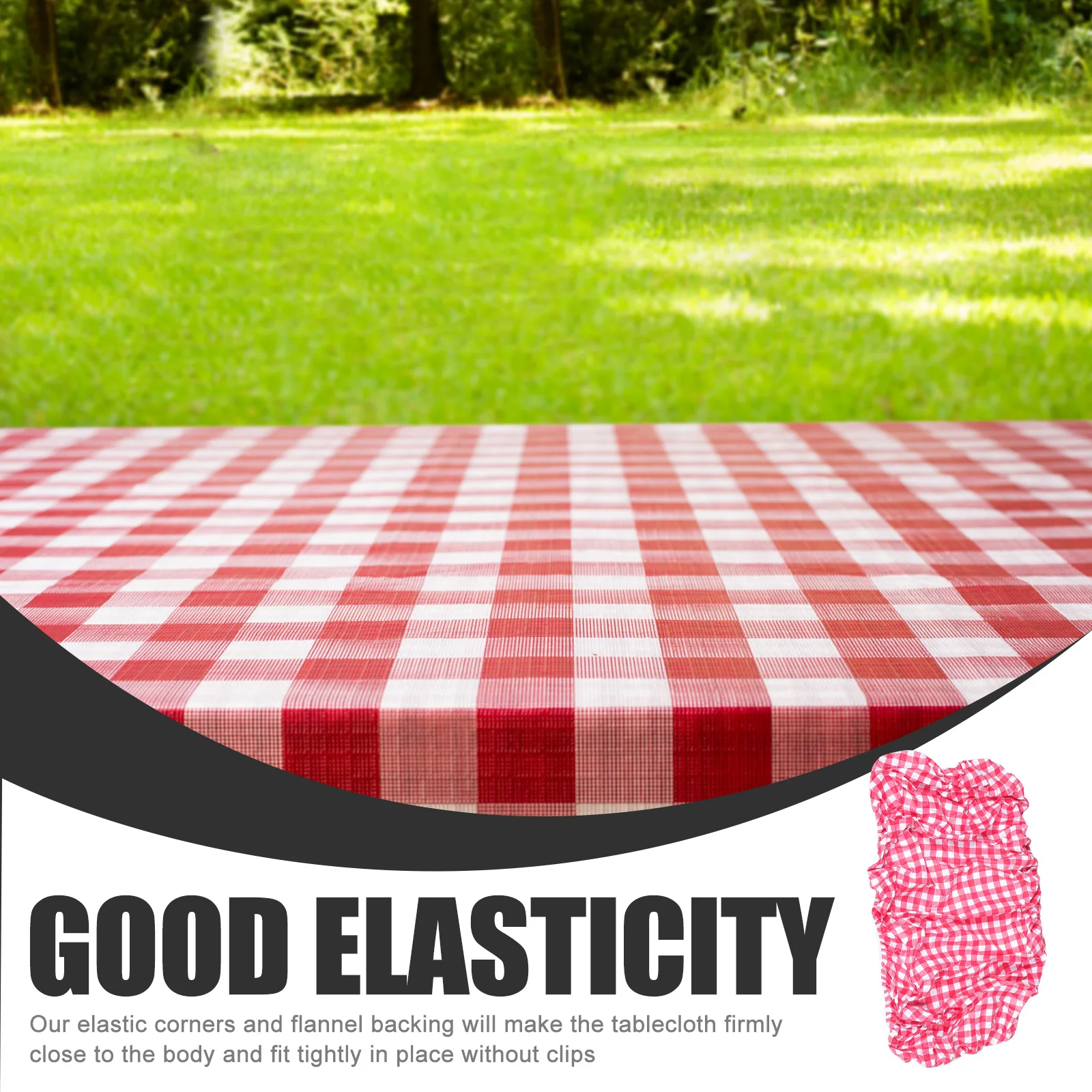 

Portable Picnic Table Cover Set Elastic Fitted Tablecloth Bench Covers Wear-Resistant for Outdoor Camping Supplies