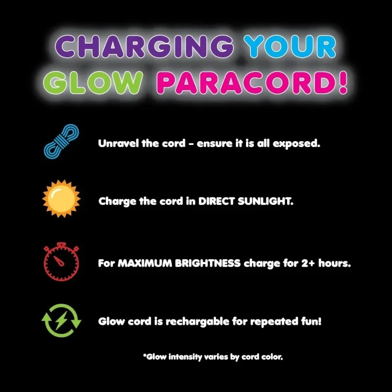 4mm Luminous Paracord 9 Strands Nylon 550 Tent Cord Glow in the Dark Outdoor Parachute Lanyard Camping Survival EDC