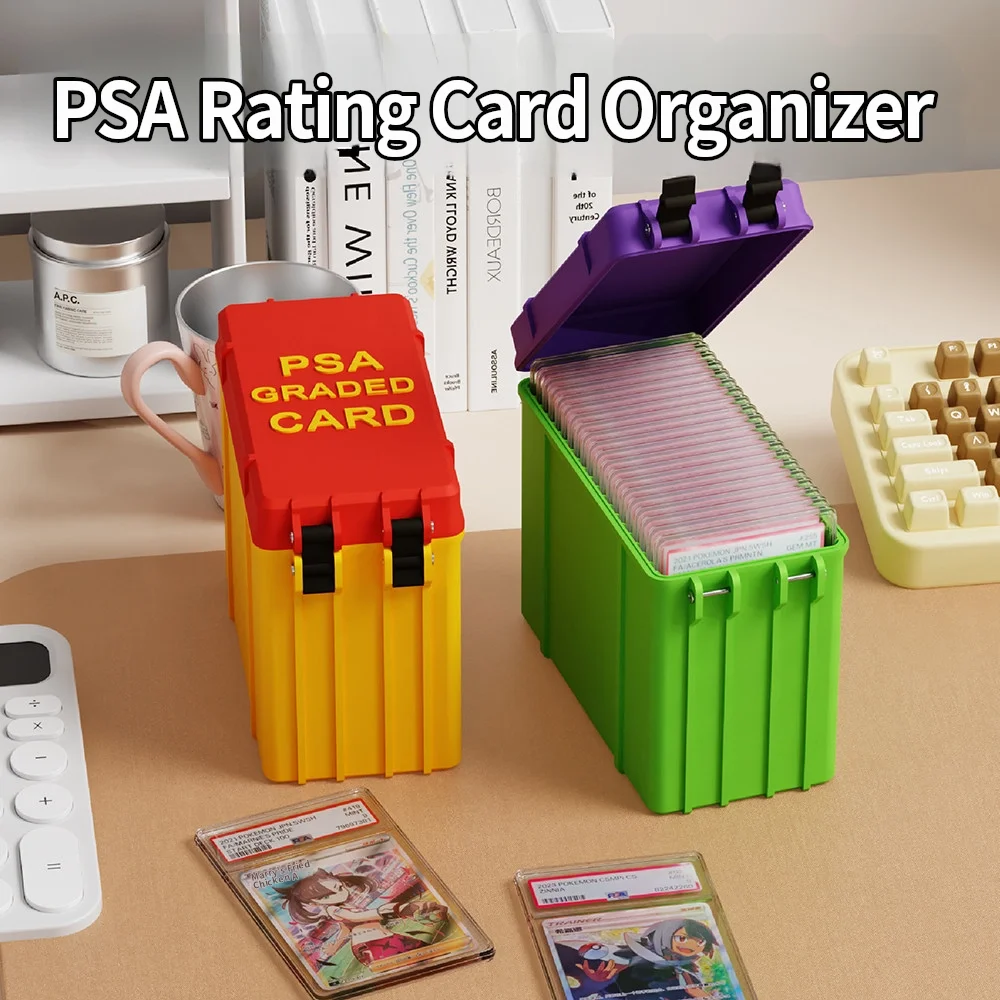 PSA Graded Card Storage Unit Impact‑Resistant Moisture‑Shielded Modular Box High‑Volume Protection for  Graded Collectible Cards