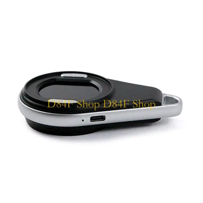 D84F 60X-100X LED Lighted Pocket Microscope Electronic Reading Digital Magnifier with LED Type-C Rechargeable