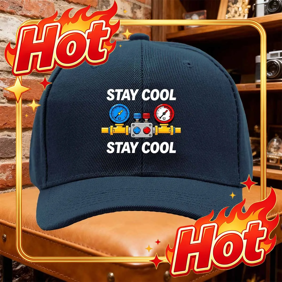 Custom HVAC Technician Hat with 
