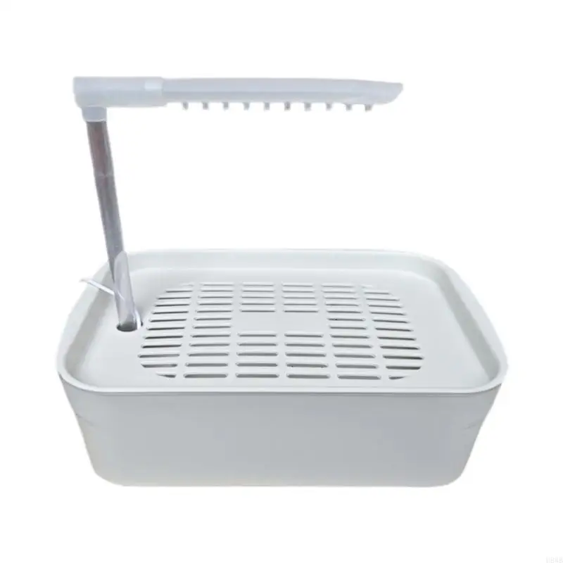 H8WB USB Power Water Circulation Bird Bath Tub for Washing in Various Occasion Home Use Easy Installation Parrots Shower Basin